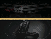 Tablet Screenshot of angelmusicproduction.com